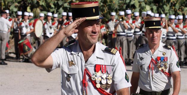 Le 2e REP de Calvi fête Saint-Michel en ville