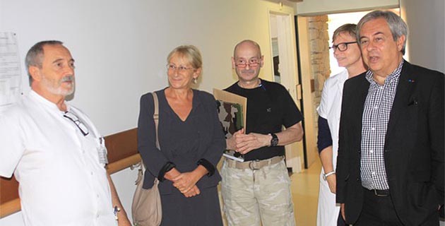 Anne Ballereau a rencontré le maire de Calvi avant sa première visite sur le terrain