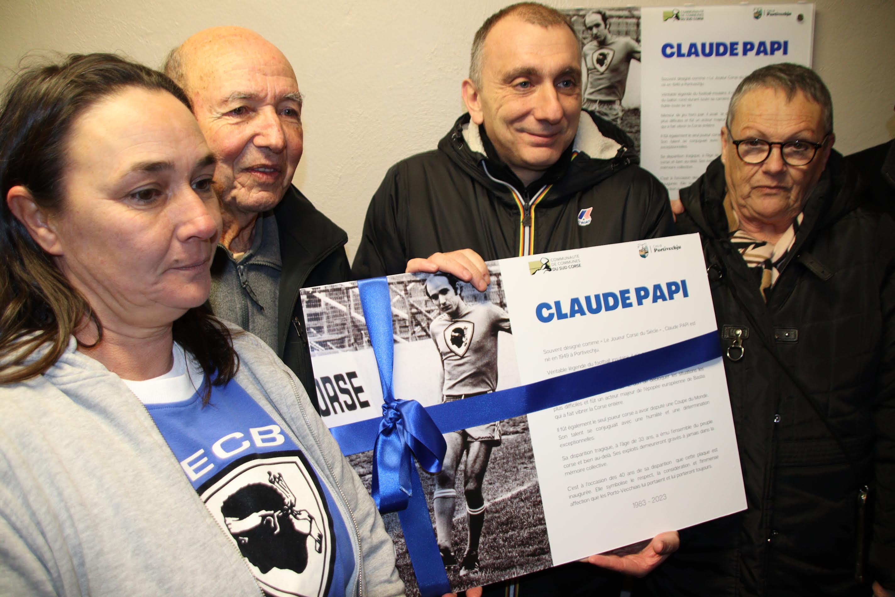 Portivechju : ballon rond et émotion pour le 40e anniversaire de la disparition de Claude Papi