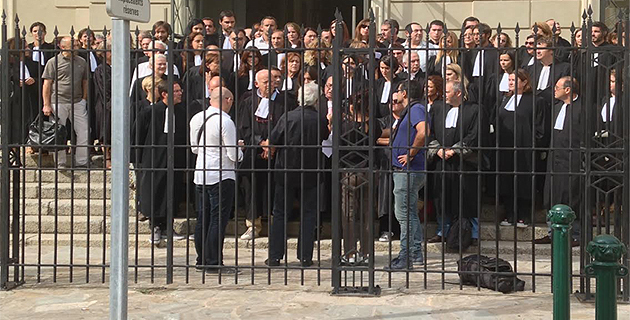 Les avocats du barreau d'Ajaccio feront la grève des audiences jusqu'à jeudi en signe de protestation