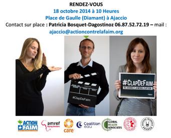 La fin de la Faim... Mobilisation autour de l’opération #ClapDeFaim pour la journée Mondiale de l’Alimentation