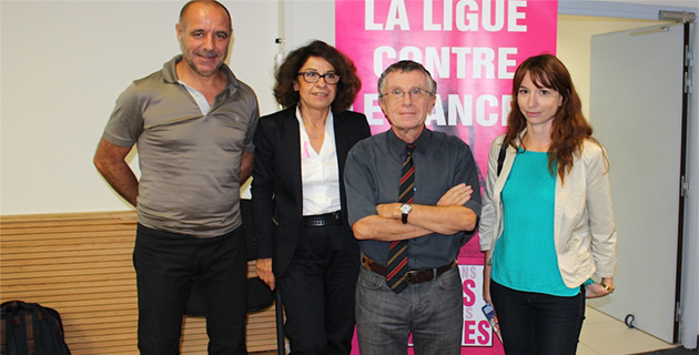 Didier Grassi, Florence Santini-Gomez, François Eisinger et Leslie Pellegri