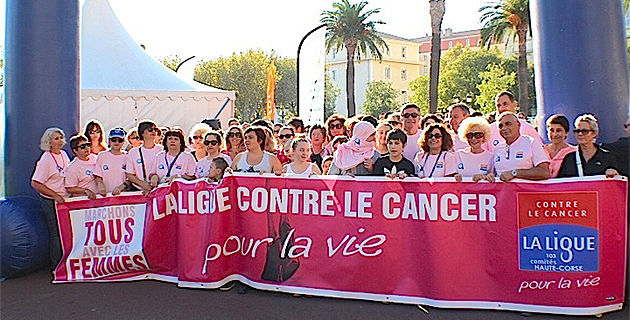 Haute-Corse : Plus de mille personnes ont marché contre le cancer pour la vie