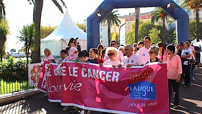 Haute-Corse : Plus de mille personnes ont marché contre le cancer pour la vie