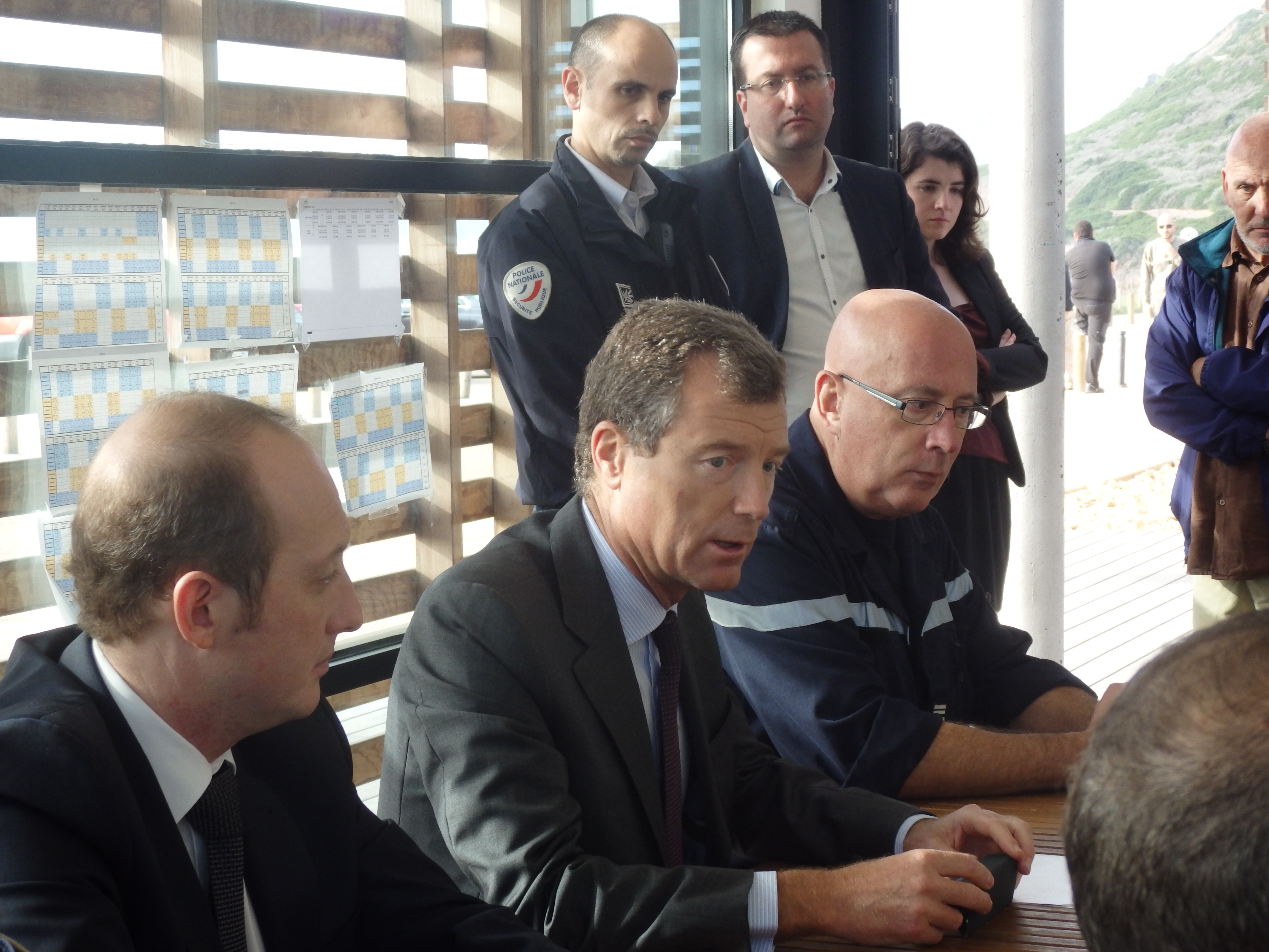 Le préfet de Corse et le député-maire d'Ajaccio se sont rendus à La Parata