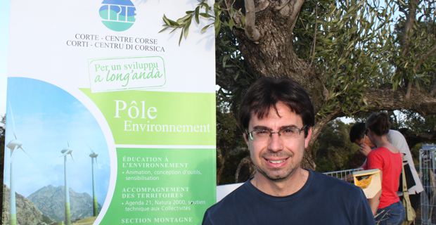 Fabien Arrighi, directeur du CPIE Corte-Centre Corse-A Rinascita.