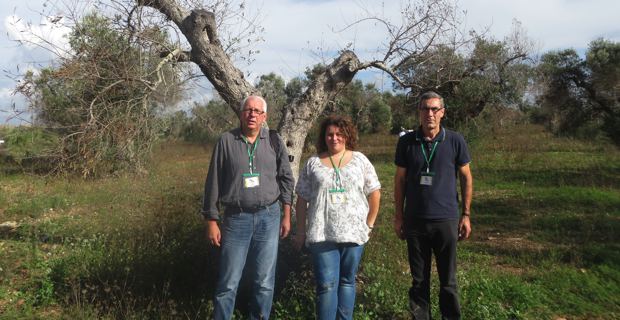 La délégation corse : Saveriu Luciani, Barbara Carayol et Daniel Sainte Beuve.