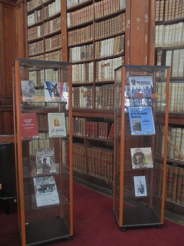 Découvrir la grande guerre à la salle patrimoniale de la bibliothèque municipale d’Ajaccio
