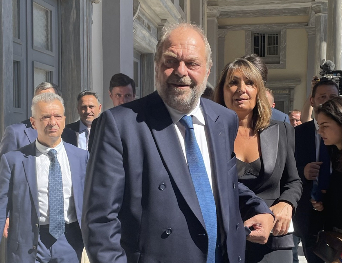 Le ministre de la Justice Éric Dupond-Moretti à Bastia en septembre dernier