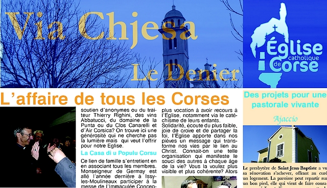 La population insulaire recevra très bientôt dans les boîtes au lettres le dépliant de relance du Denier. (Doc : DR)