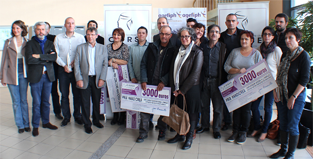 Les lauréats et l'ensemble des organisateurs