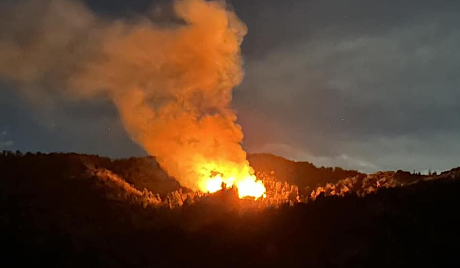 Le feu de Pietra-di-Verde (Association Prévention et signalements de Feux de Forêt)