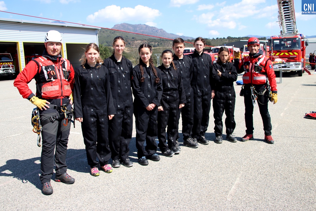 Les cadets de la sécurité civile de Haute-Corse achèvent leur préparation