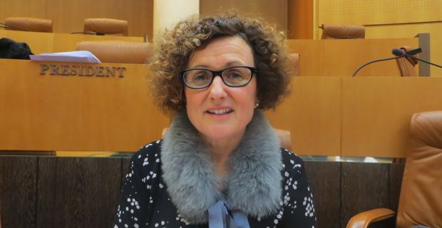 Maria Guidicelli, conseillère exécutive en charge des questions foncières et du PADDUC (Plan d'aménagement et de développement durable de la Corse), présidente de l'agence d'aménagement, de planification et d'urbanisme de la Corse.