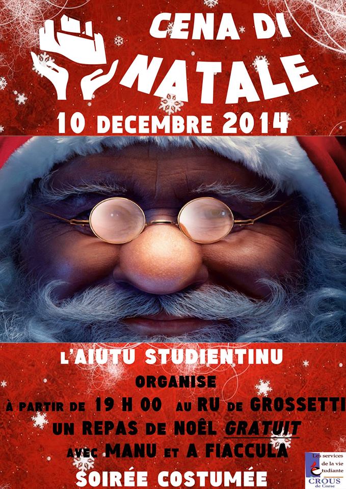 "Cena di Natale" costumée avec Aiutu Studientinu