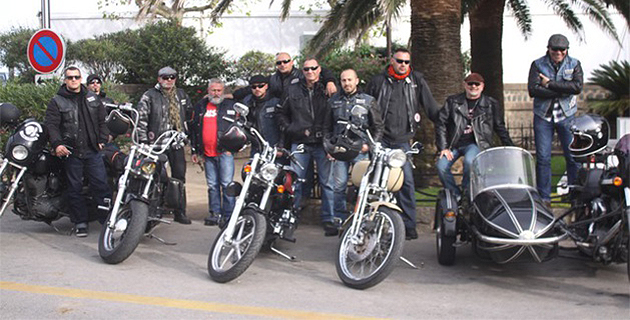 Parade calvaise et baptêmes avec les motards Harley Davidson du Liberta Vox Riders Corsica