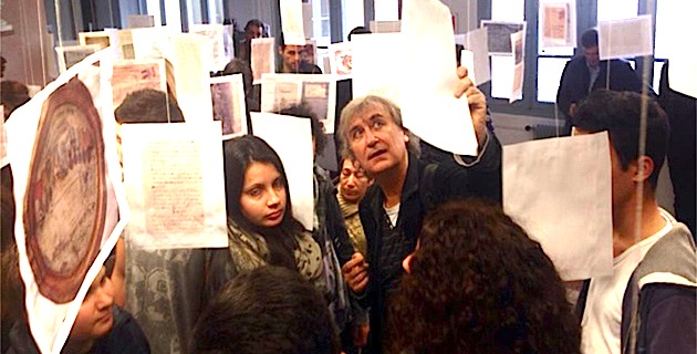 Plantu rend visite aux élèves du lycée Pascal Paoli de Corte