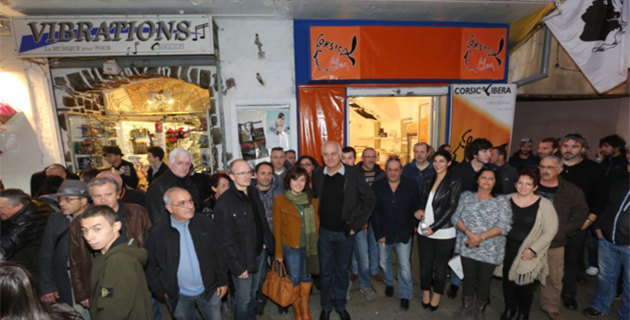 Ajaccio : Ouverture de la permanence de Corsica Libera rue Fesch