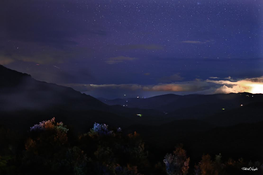 La photo du jour : la vallée de l'Ortolu sous les étoiles