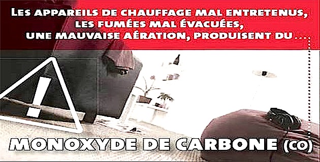 Froid : Attention au monoxyde de carbone