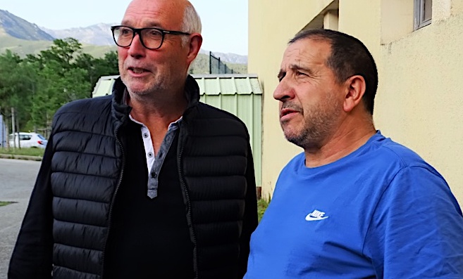 Michel Gambini, trésorier (à gauche) et Jo Orsatelli, président, espèrent terminer la saison en beauté en remportant une énième coupe de Corse le 4 juin prochain à Ajaccio.