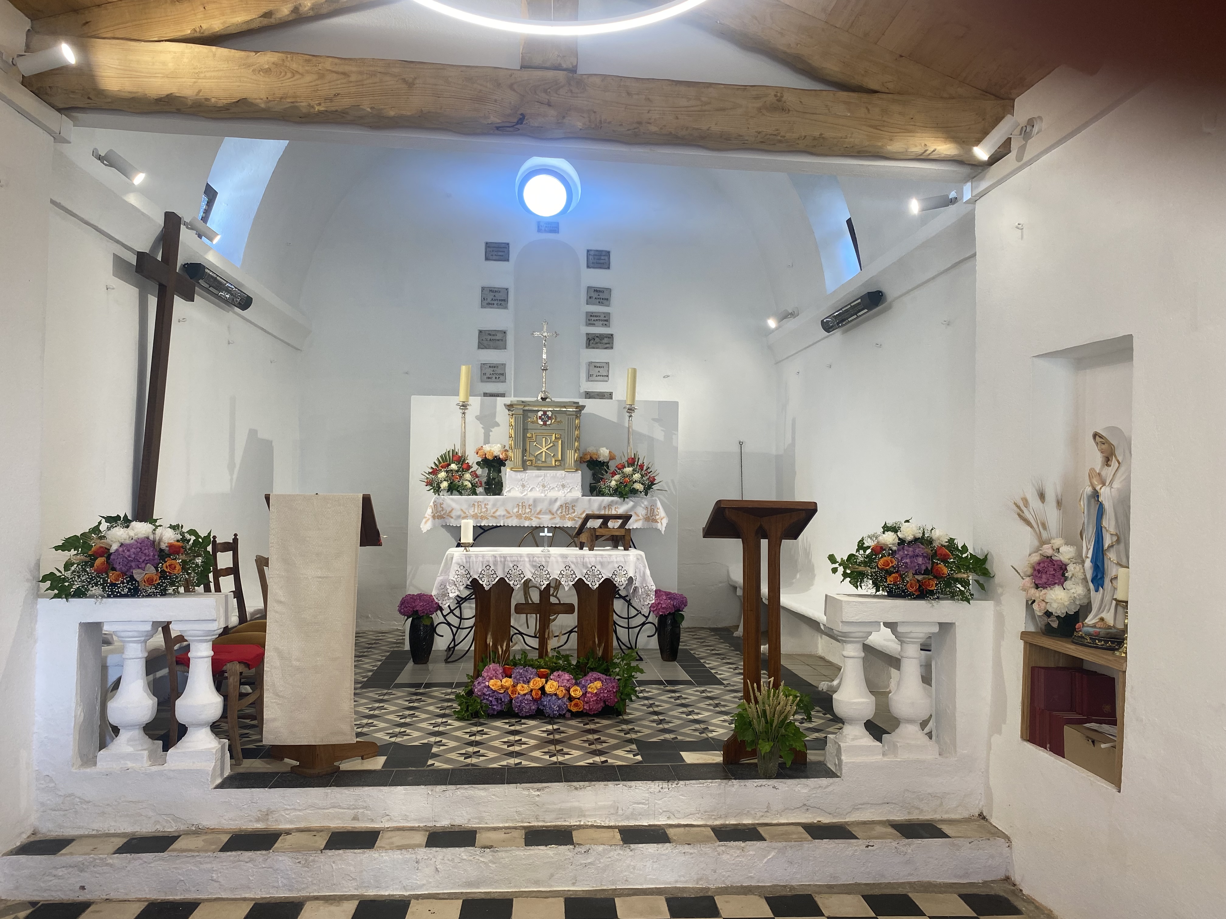 La restauration de la chapelle Saint-Antoine vient d'être achevée il y a quelques jours