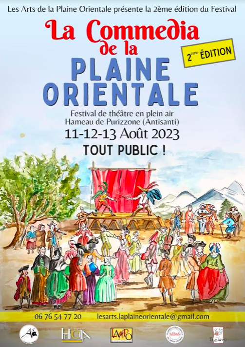 Antisanti accueille la 2e édition du festival de Théâtre en plein air "La Commedia de la Plaine Orientale"