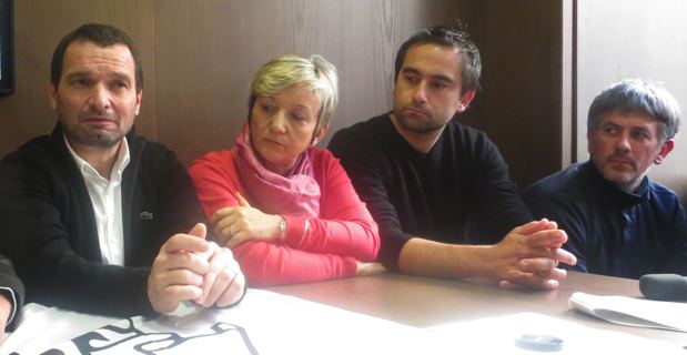 Hyacinthe Vanni, Anne-Laure Santucci, Jean-Baptiste Arena et Ange Pastinelli.