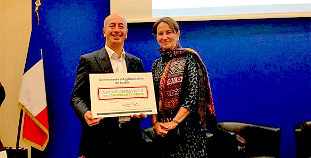 Bastia : La CAB lauréate des territoires a énergie positive pour la croissance verte