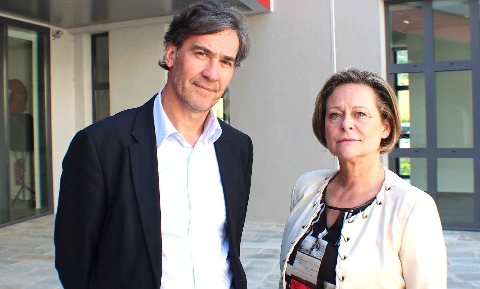 Le docteur Dominique Sappey-Marinier et Catherine Mercier-Benhamou