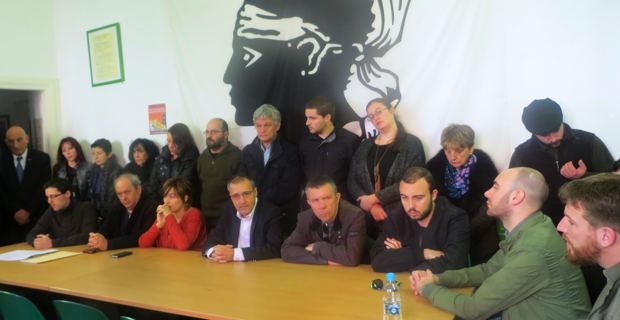 Elus et militant de Corsica Libera.