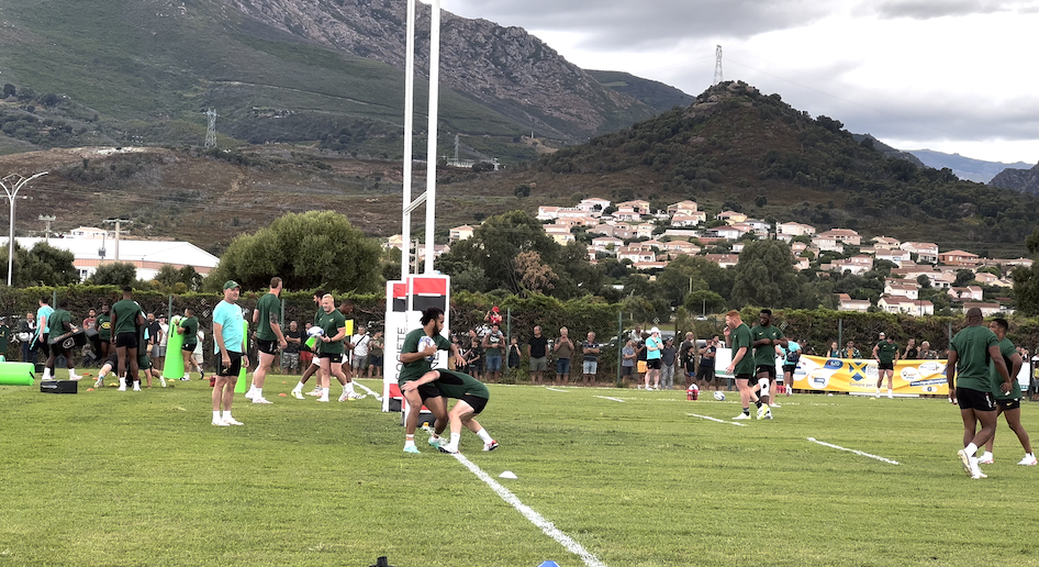 EN IMAGES - Rugby : Les Springboks font le plein à Biguglia