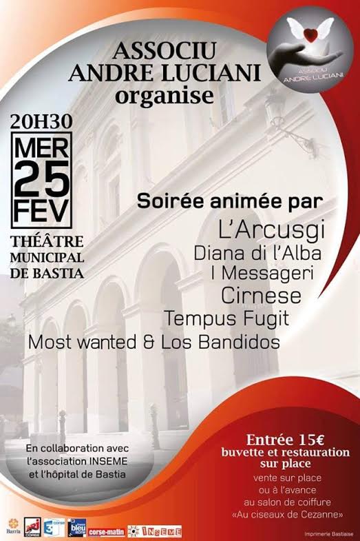 Bastia : L'Associu André-Luciani organise un concert au profit d'Inseme