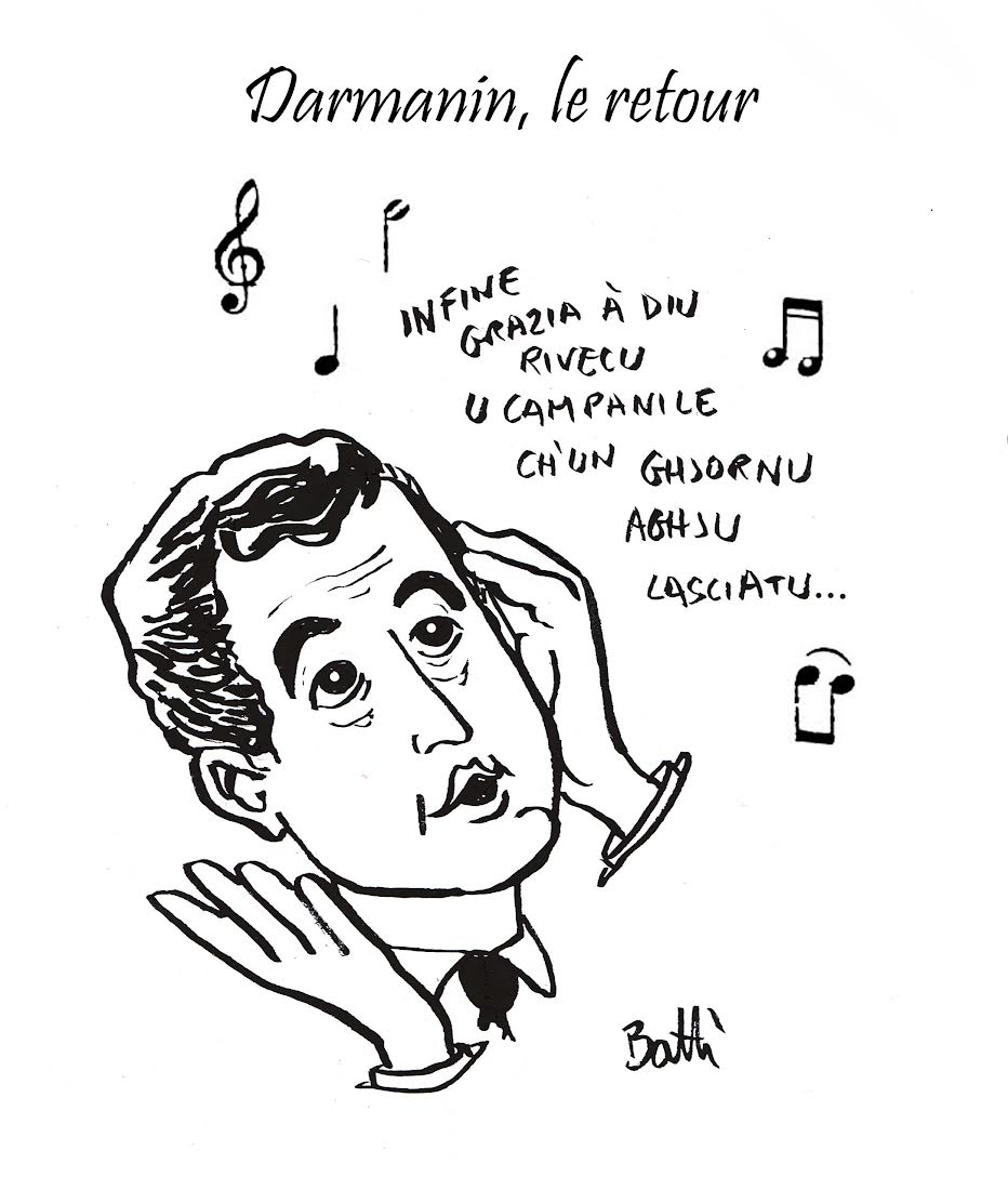Le dessin de Battì : Darmanin, le retour