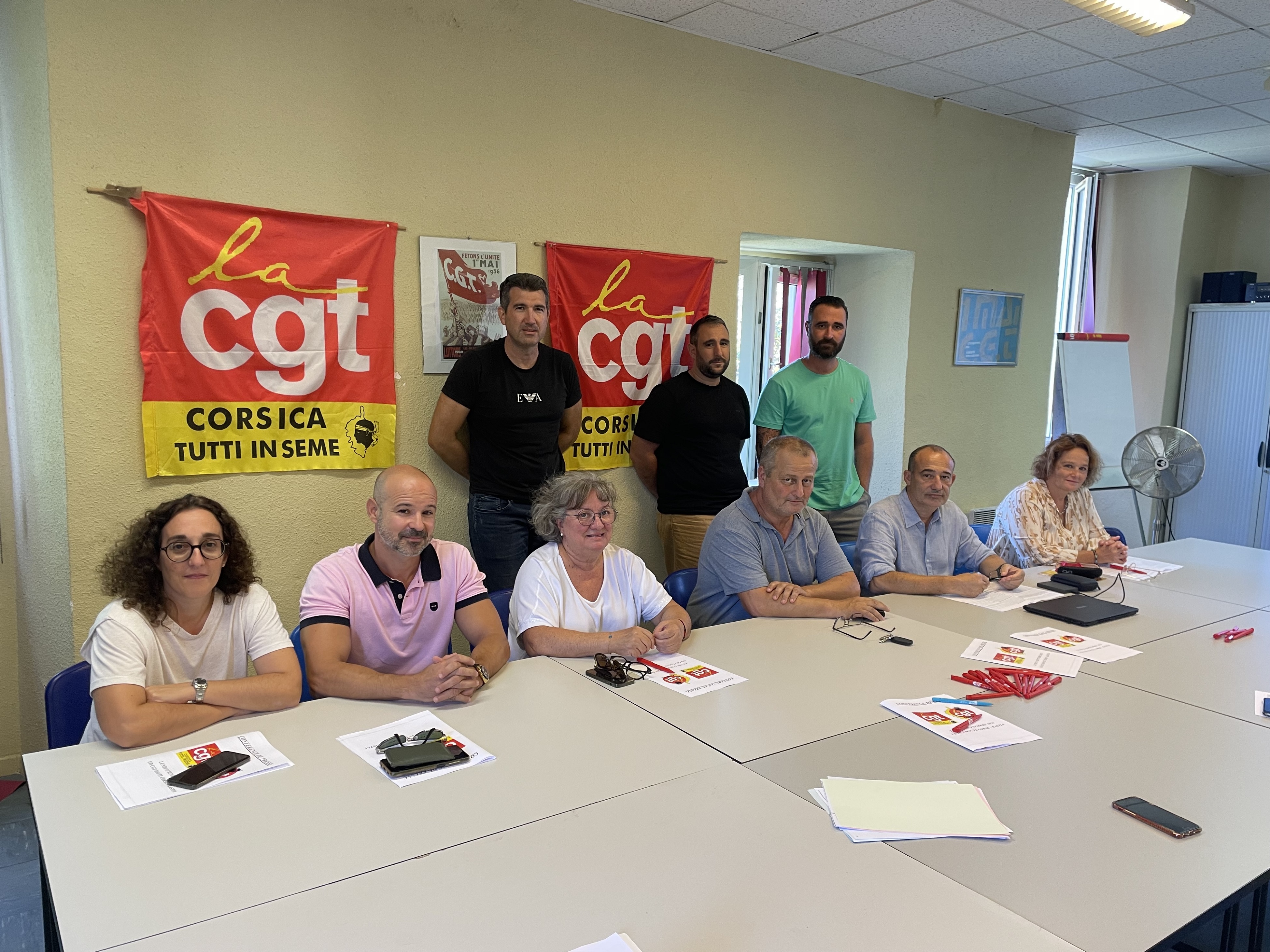 Toutes les sections de la CGT de Haute-Corse prêtent à l'action.