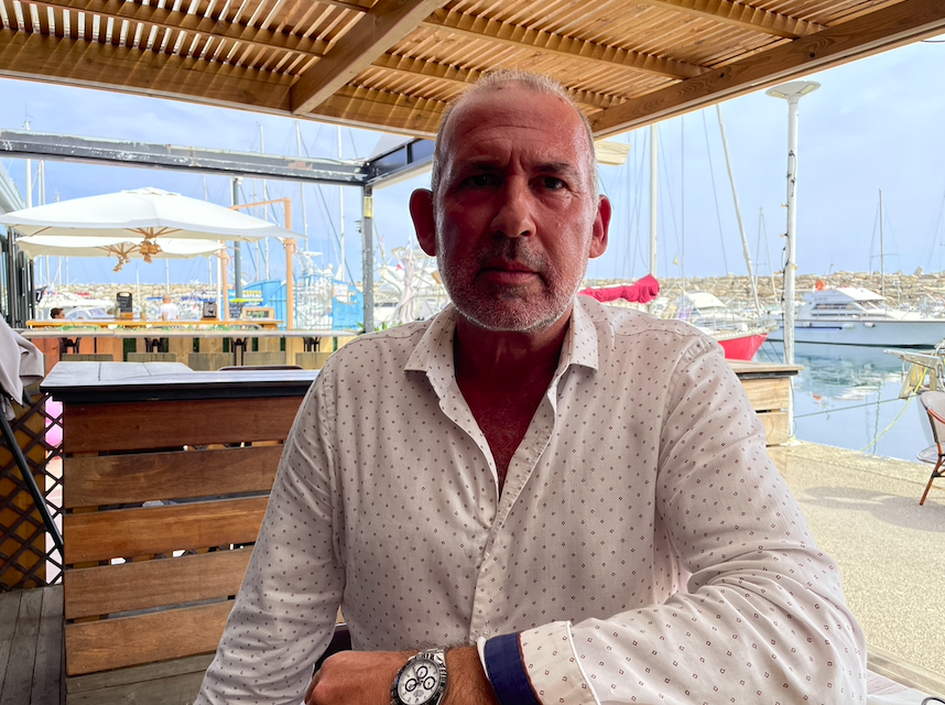 Gilbert Giannelli, le porte-parole du collectif des commerçants, artisans et usagers du Cap Corse.