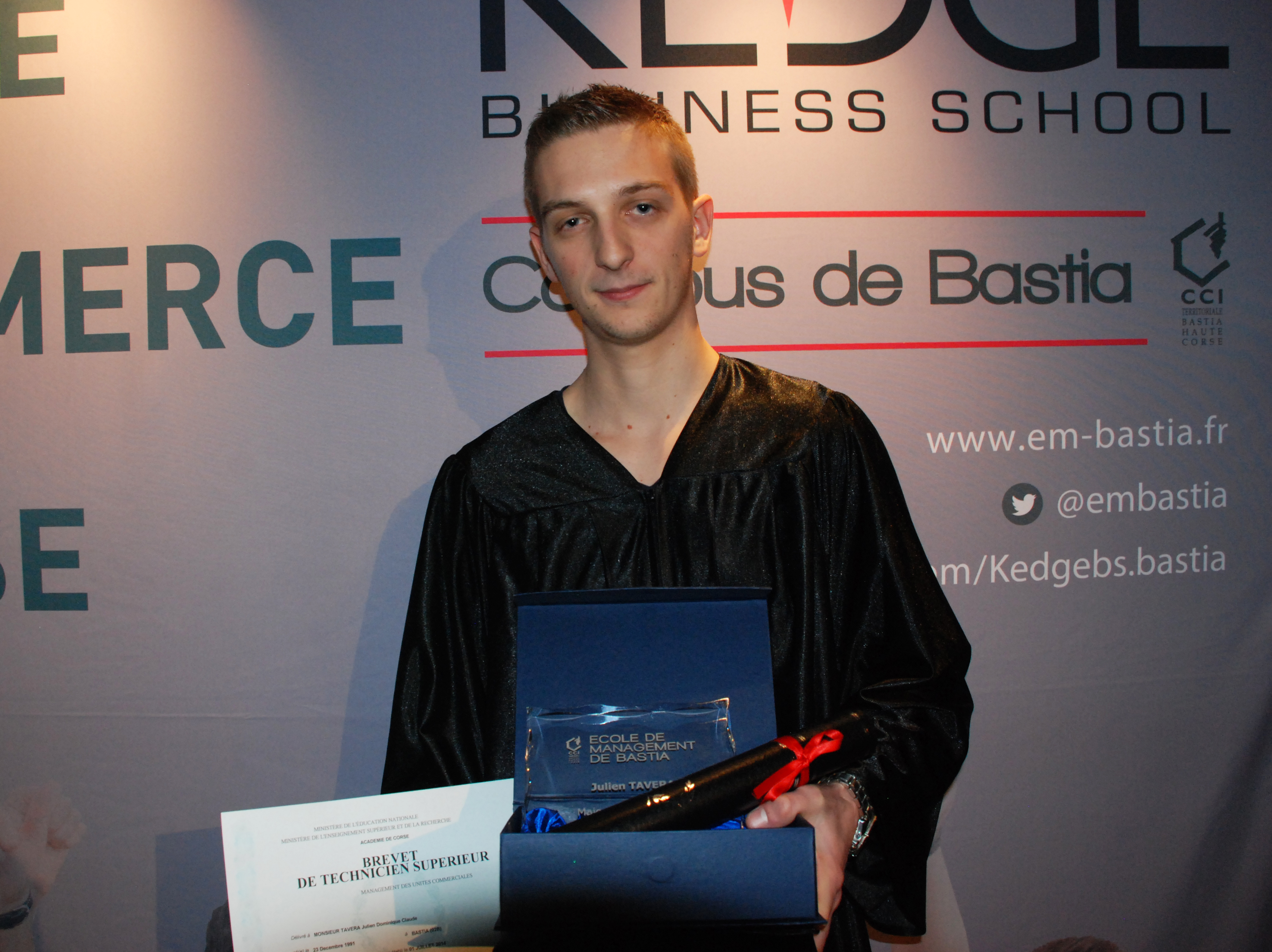 Julien Tavera Major de promotion BTS MUC