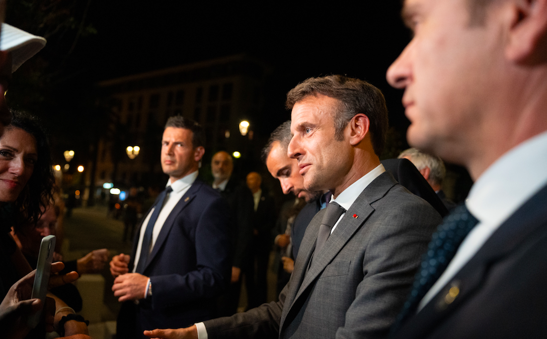 A Ajaccio, Emmanuel Macron entame sa visite en Corse