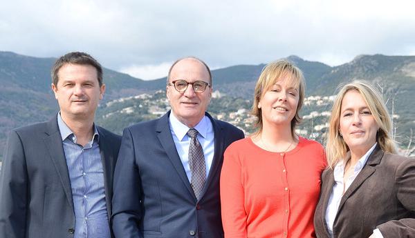Emmanuel Petri-Guasco, Michel Rossi, Vanina Le Bomin et Isabelle Prosperi.
