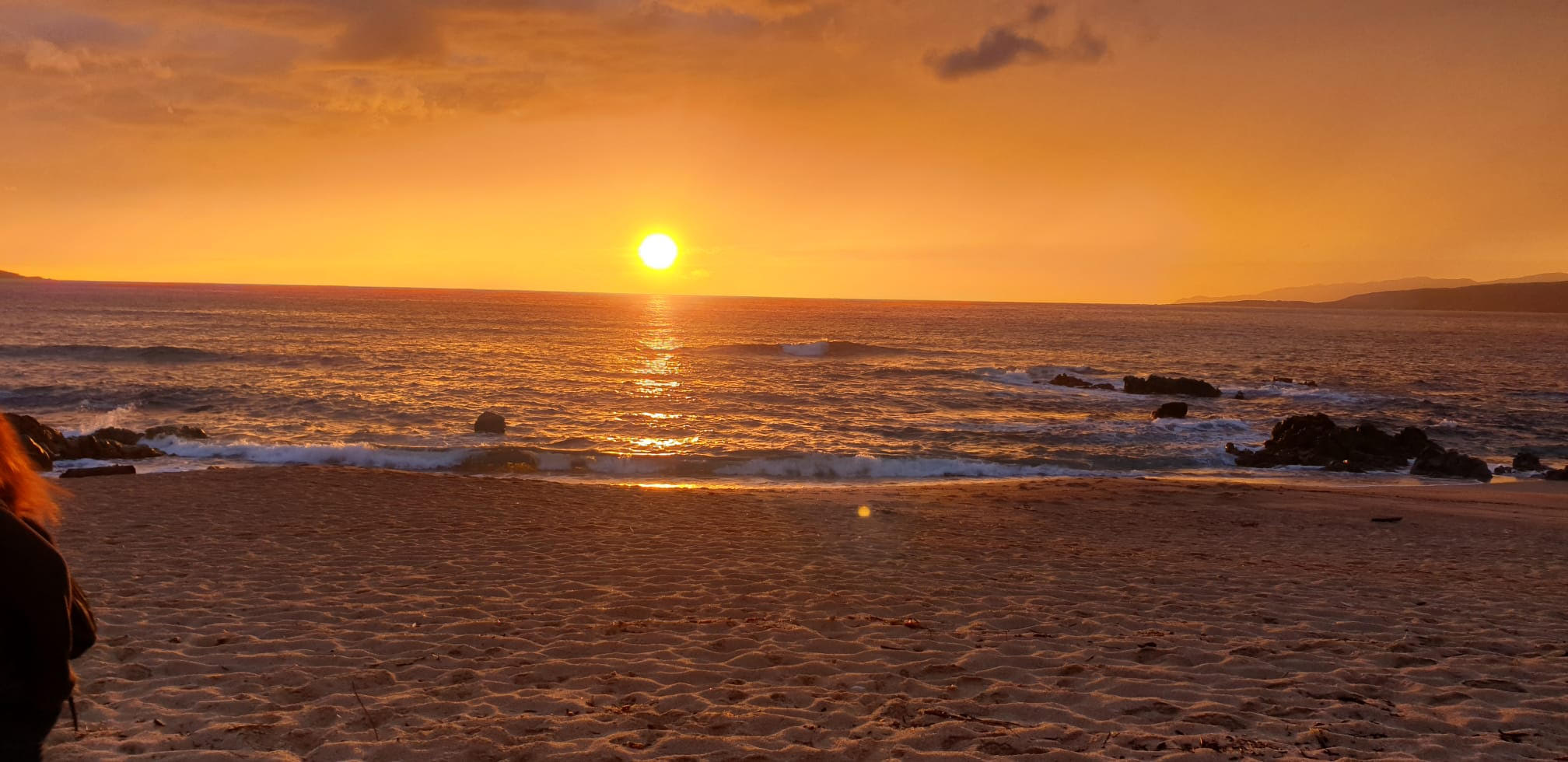 Coucher de soleil automnal à Propriano (José Mozziconacci)