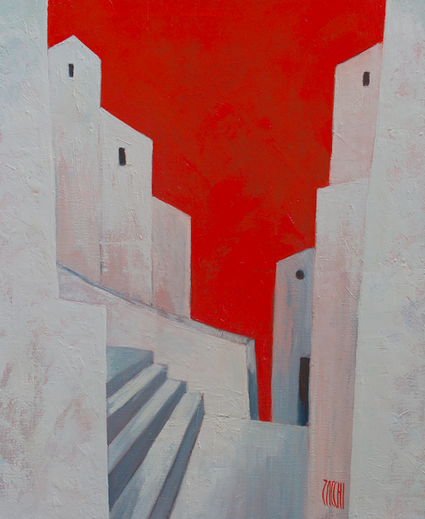 Bastia : Les peintures de Jean-Marie Zacchi illuminent les locaux de Vision Futura