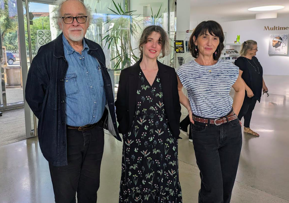 Les dessinateurs Pancho et Elsa Oriol ont répondu à l’invitation de Domnique Memmi, créatrice du festival De Vignes en lignes