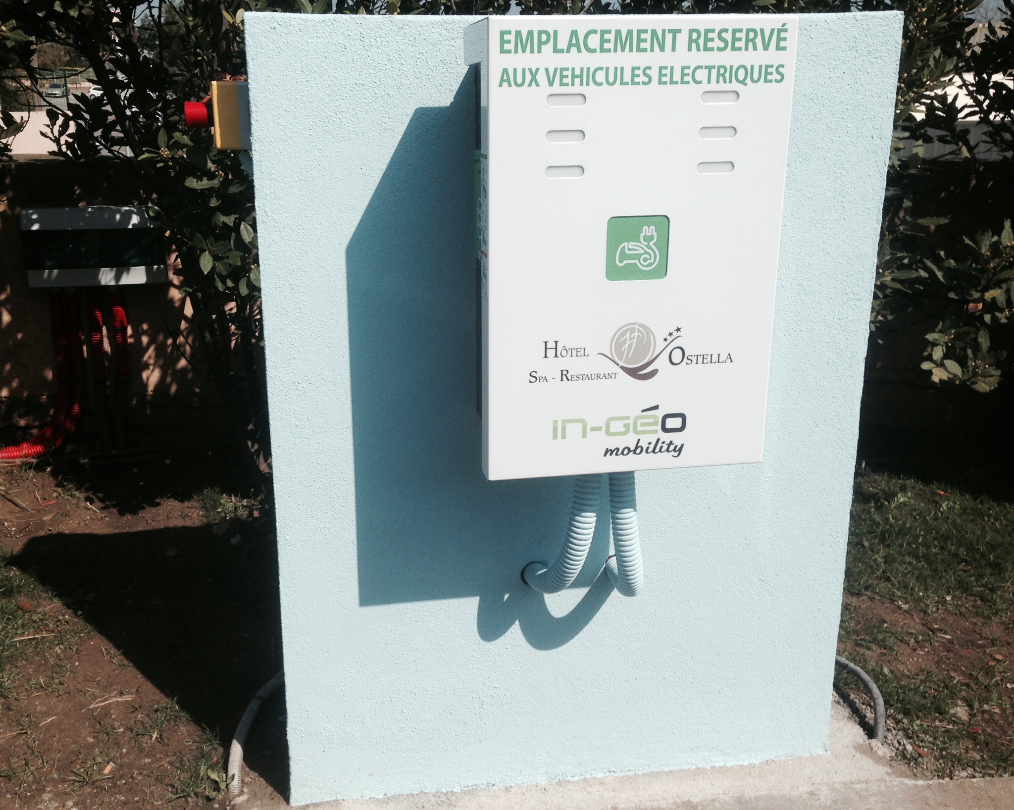 La borne de recharge d’In-Géo mobility