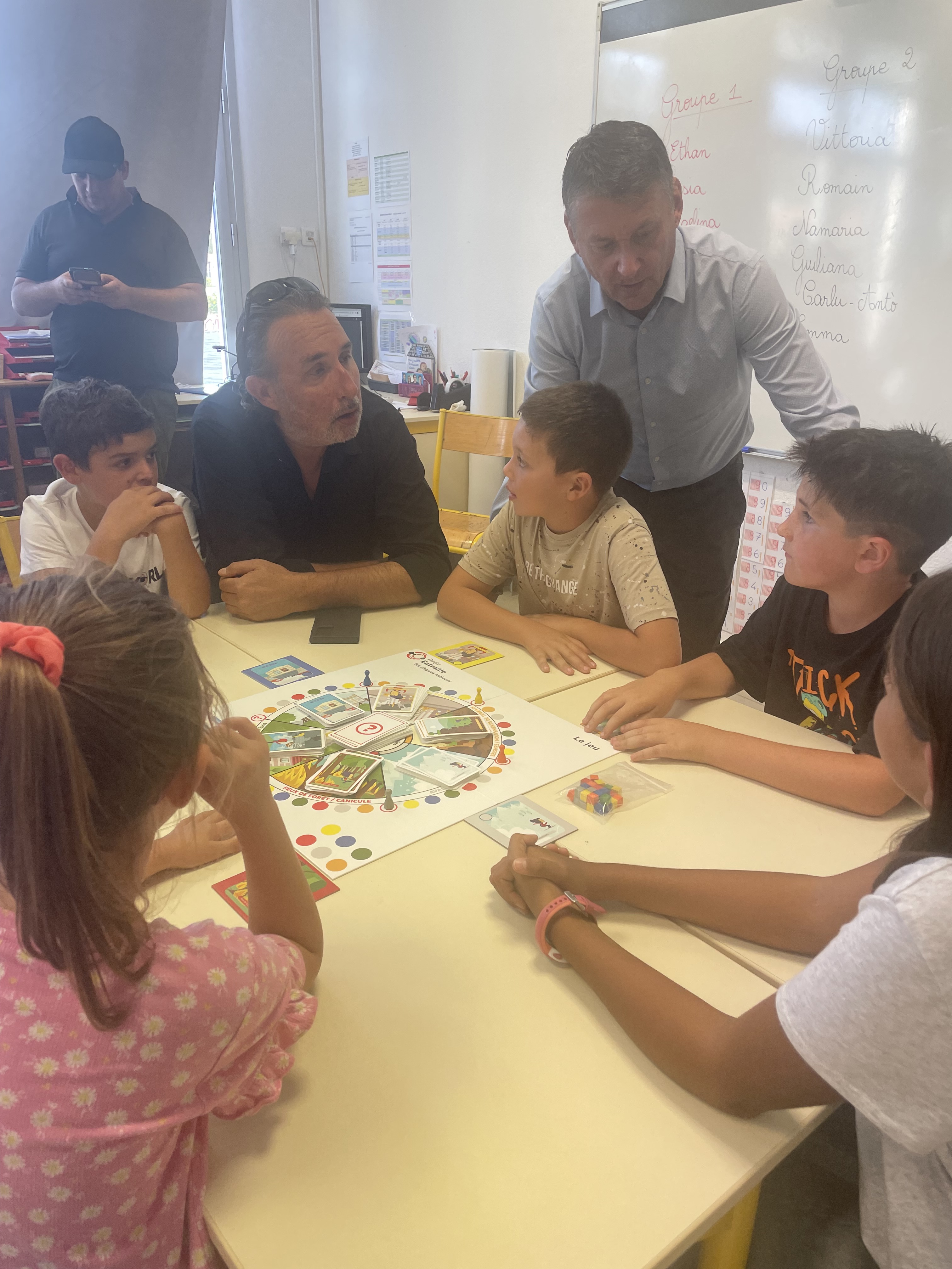 Une animation en partenariat avec l'Education Nationale, Prevention MAIF et les pompiers.