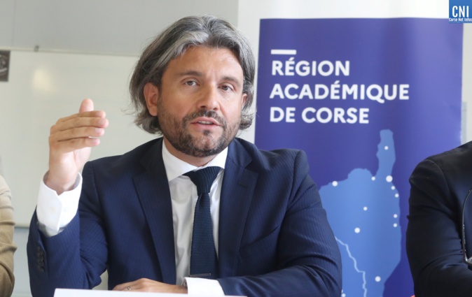 Le recteur de Corse Jean-Philippe Agresti. (Photo Michel Luccioni)