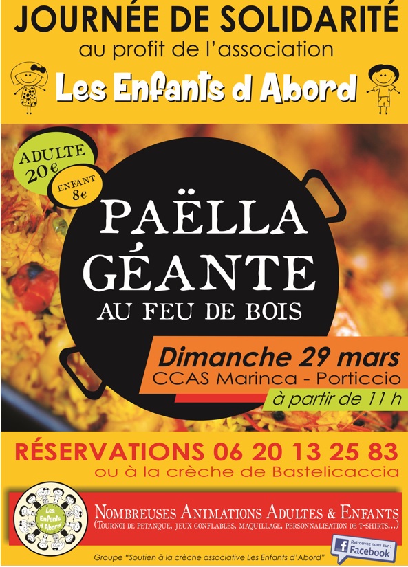 Bastelicaccia : Soirée de solidarité organisée par l'association de la crèche "Les Enfants d'Abord" 