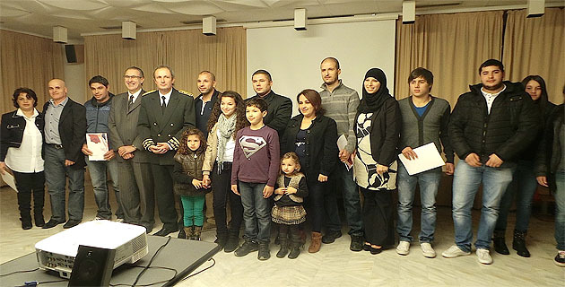 Une récente cérémonie d'accueil dans la citoyenneté française à Bastia