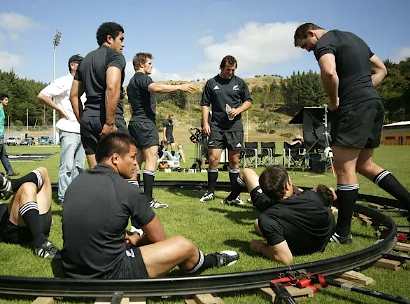 Les All Blacks en 2007 à Vignetta (Adidas)