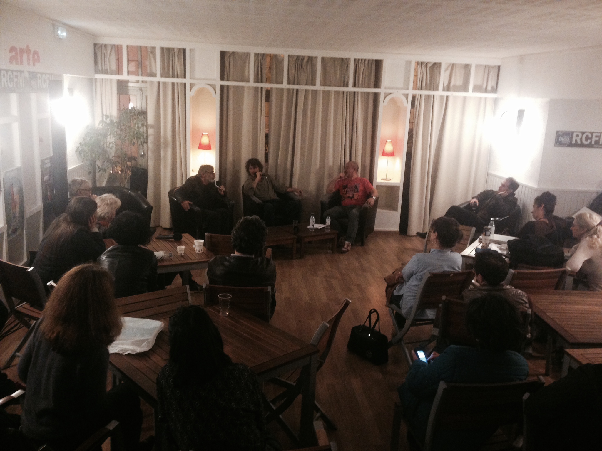 Edmond Baudoin et Troubs au centre culturel