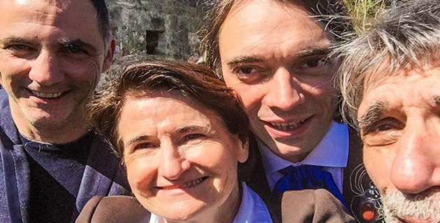 Gilles Simeoni, Dominique Mattei, Cédric Villani et Edmond Baudoin ont même fait un selfie